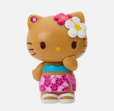 Japan Sanrio Summer Vacation Tanned Sanrio Characters Figures Kitty In PinkSkirt