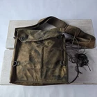 Original WW1 M1917 Gas Mask Carry Bag Canvas Shoulder Bag US Military Rare