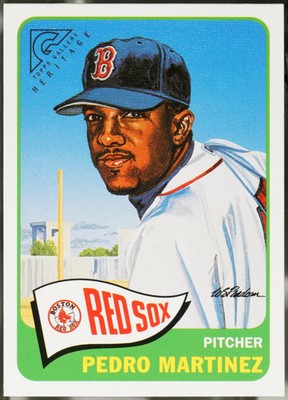 2001 Topps Gallery #GH3 Pedro Martinez Heritage Baseball NM