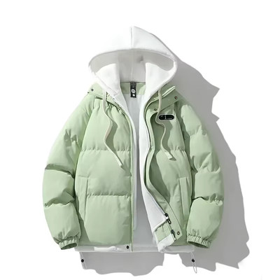 Winterjacke für Herren und Damen Warmer Baumwolle Mantel Outdoor Pufferjacke Ski