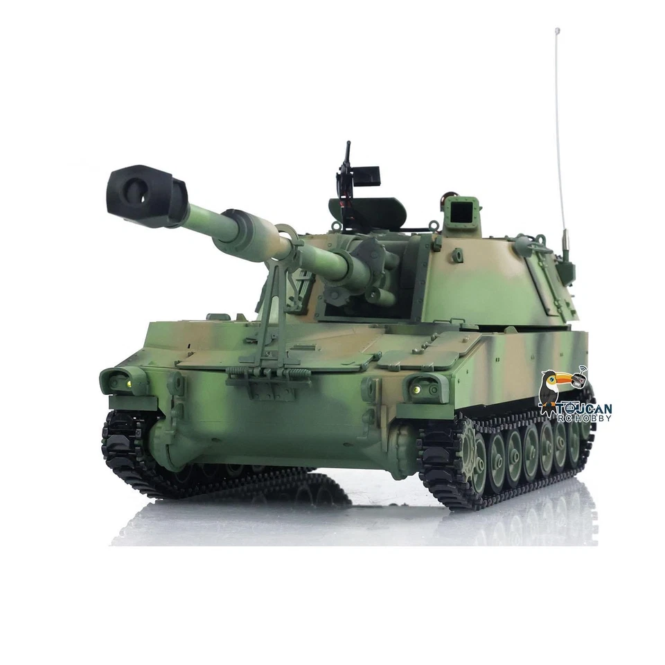 Tongde 1/16 Radio Control Tank Self-propelled Howitzer Infrared BB Metal Wheels - Image 3 of 4