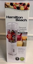 Hamilton Beach Personal Creations Beverage Smoothie Blender w/ Travel Lid NIB!
