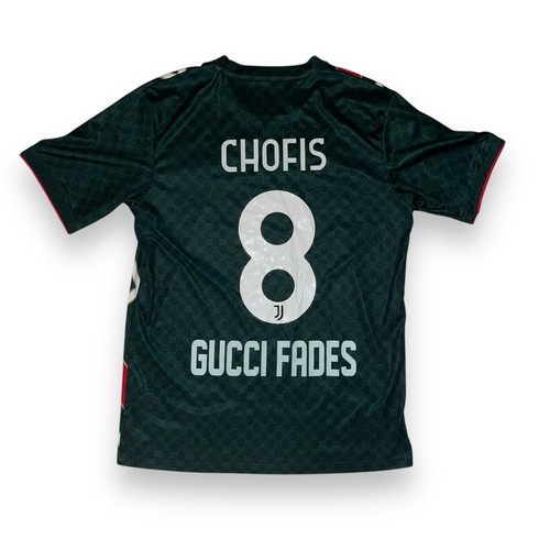 Juventus GUCCI x Adidas Jersey Men’s Sz L #8 CHOFIS Soccer Futbol Jersey - Picture 2 of 8