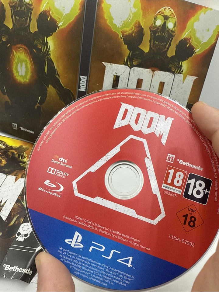 Sony Playstation 4 DOOM Game Steelbook Edition  FREE TRACKED PADDED POST RARE - Image 4 of 4