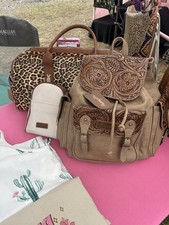 New Wrangler Vintage Floral Tooled Collection Backpack in different Colors
