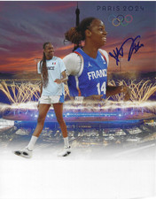 DOMINIQUE MALONGA Signed 8 x 10 Photo WNBA Basketball SEATTLE STORM France