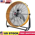 36 Inch Drum Fan 3-Speed High Velocity Industrial Metal Floor Fan for Warehouses