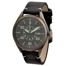 Aristo 7H148L Orologio Automatico Cockpit Uomo Swiss Vintage Cinturino 5ATM