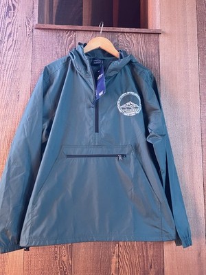 University Of Oregon Associated Students (Size M) Green Jacket Anorak Wind