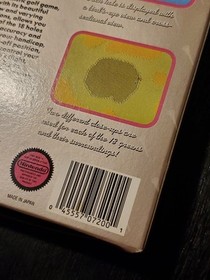 Bandai Golf: Challenge Pebble Beach (Nintendo NES, 1989) Box & Manual [NO GAME]