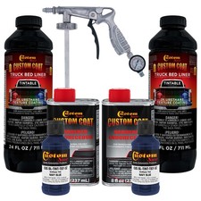 35048 Navy Blue Urethane Spray-on Truck Bed Liner 2 Quart Kit With Spray Gun