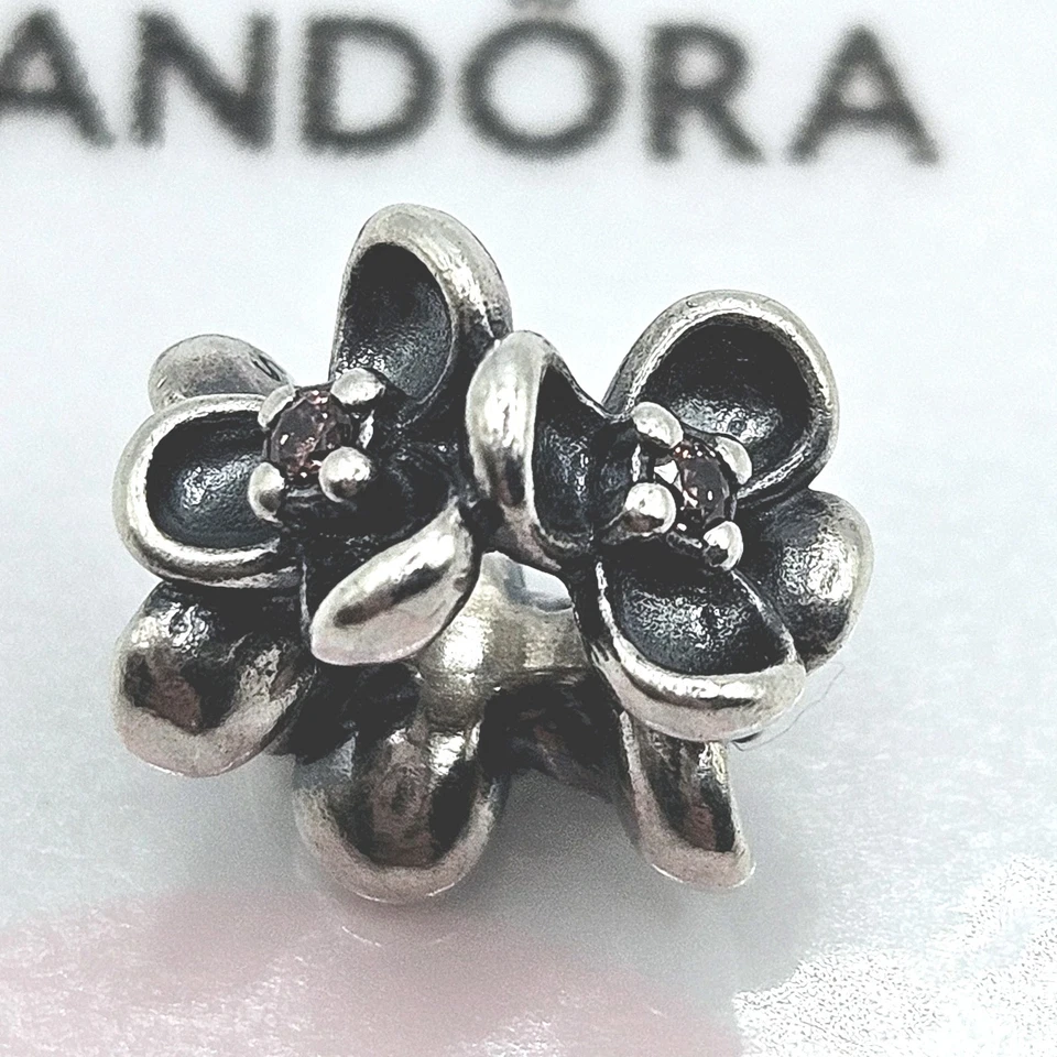 Pandora Charm Zwischenelement "Wandas Garden Zirkonia" 790861 Blüten Silber  - Bild 3 von 4