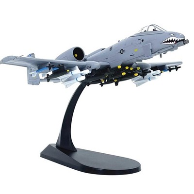 6.5in 1/100 US A-10A Attack Plane Finished Model Gifts to Plane Enthusiast