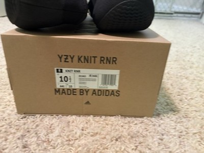 adidas YZY Knit RNR Fade Onyx Knit Upper Slip On Men's Athletic Sneakers