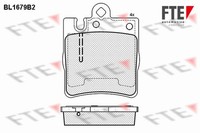 Fte Bremsbelagsatz Scheibenbremse 9010289 FüR Mercedes Klasse Model S203 W203