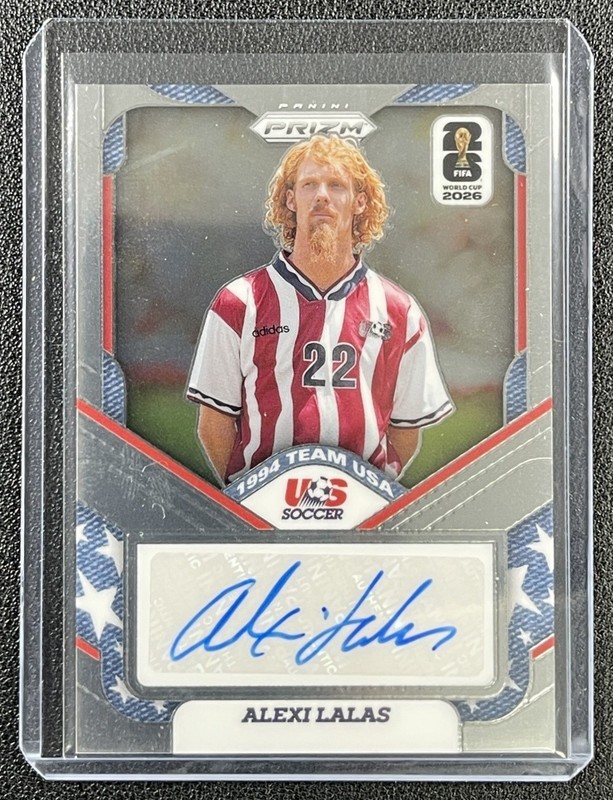 ALEXI LALAS 2026 PANINI PRIZM WORLD CUP #94-AL 1994 TEAM USA SIGNATURES AUTO