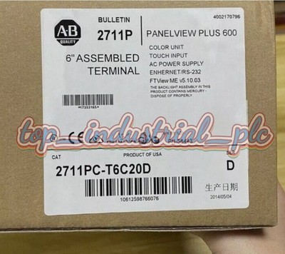 New AB 2711PC-T6C20D Panelview Plus Compact600 Touch Free Shipping AB