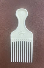 Goody Plastic Ivory Crocodile Textured Hair Pick Comb Lift  I take USA 6.5" EUC