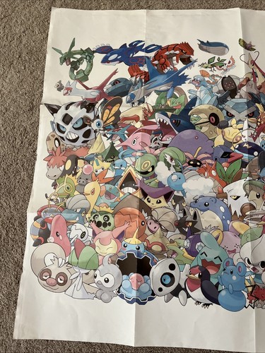 Nintendo Pokémon How To Catch ‘Em All 2005 Poster - Picture 2 of 4