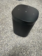 Sonos One A100 Smart Wireless Speakers Black S13 W/ Power Cord Cosmetic Wear