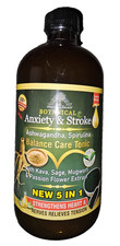 Essential Palace Botanical Balance Care Tonic Ashwagandha Spirulina 16 oz Herbal