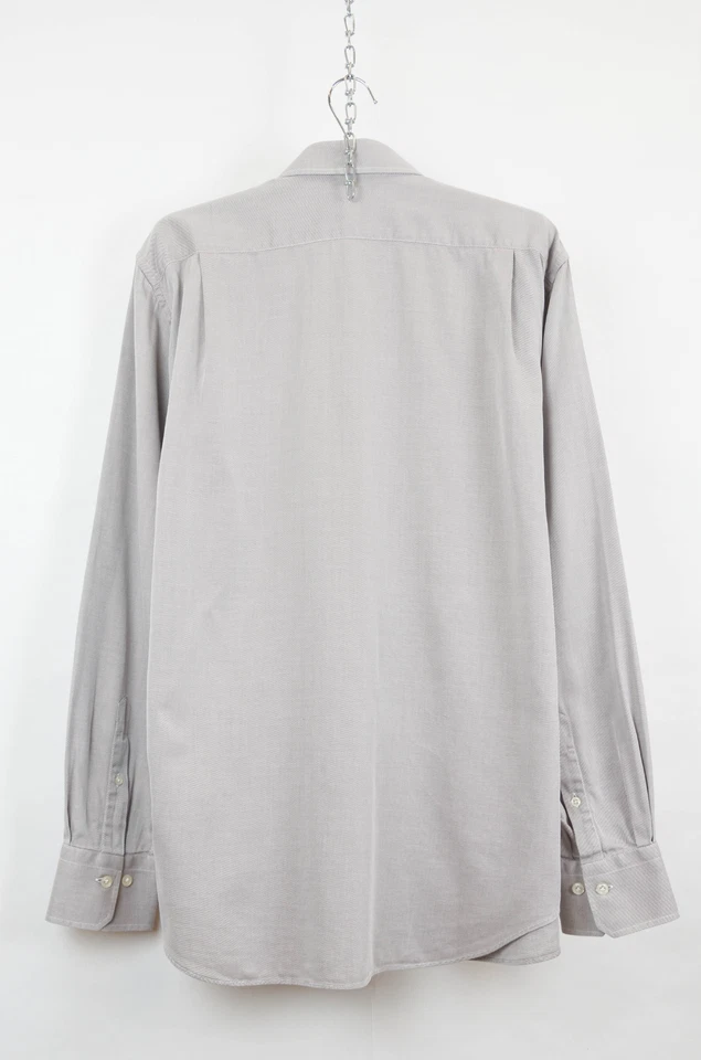 Pal Zileri Shirt – Taupe Dress Button-Up – Size 17 1/2 - Image 2 of 4