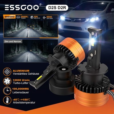 D2S D2R HID Lampen Scheinwerfer 6500K 100W Halogen Canbus Kein Fehler Plug Hell