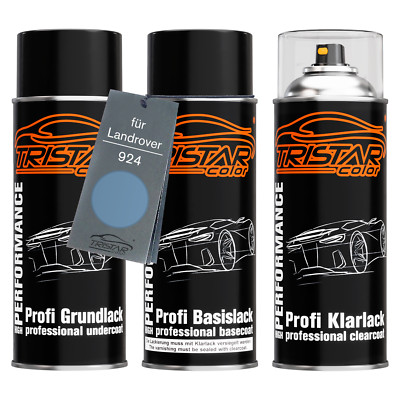 Autolack Spraydosen Set für Landrover 924 Spectral Light Blue Perl