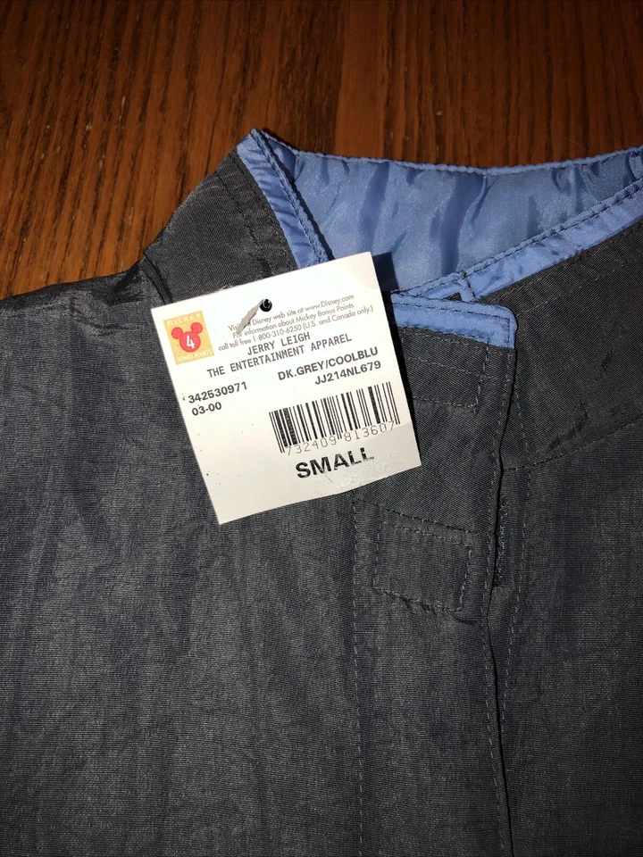 Mickey Unlimited NUEVO Chaleco Mujer Pequeño Disney Mickey Mouse Gris Nuevo con Etiquetas Foto 2 de 4