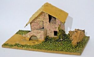 Piccola Casetta Del Presepe In Sughero E Cartone Vintage Ebay