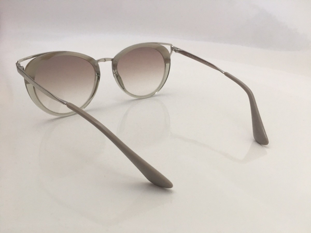 ◯ 美品　プラダ　PRADA サングラス　SPR66T-F Prada Sunglass SPR 66T LKA-4O0 Striped Beige / Gradient Brown 54mm