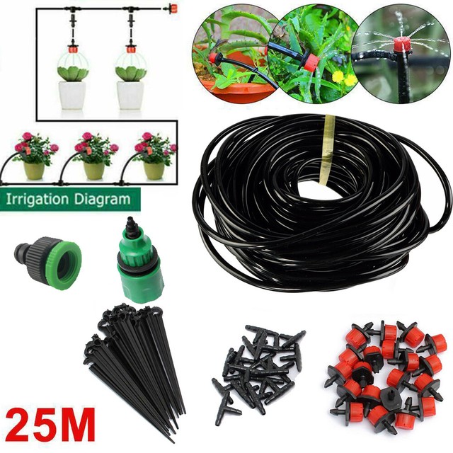 25m Mini Drip Irrigation Auto Balcony Pot Self Plant ...