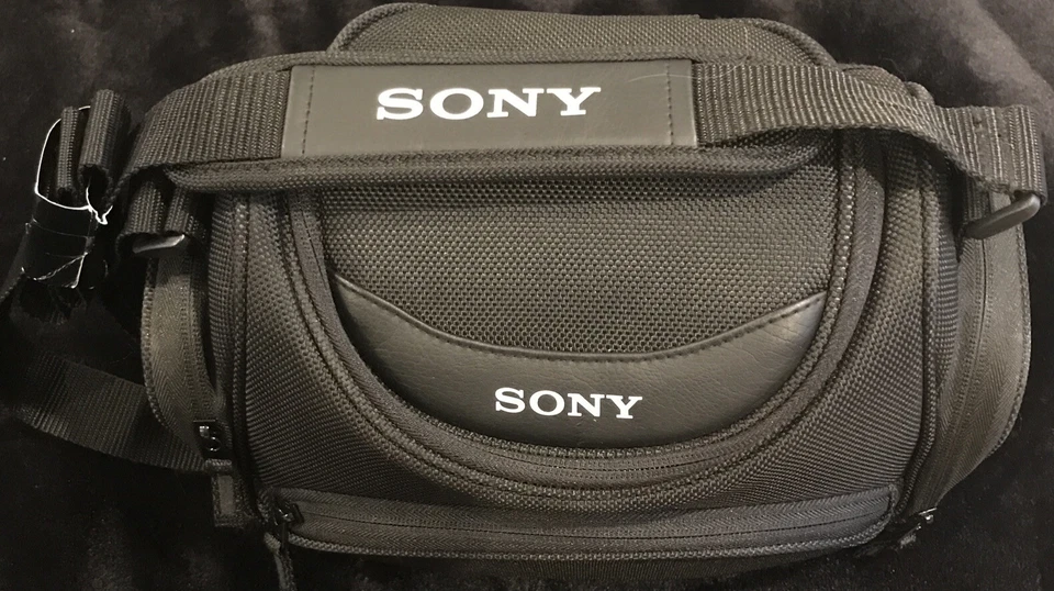 Genuine Sony Black Compact Camera Case Carrying Bag Alpha  OEM - Image 2 of 4