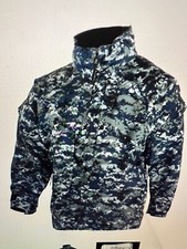NEW U.S. NAVY USN NWU TYPE I GORE-TEX PARKA BLUEBERRY DIGITAL Medium REGULAR