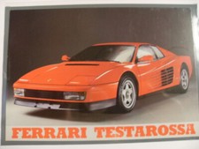 CARTOLINA  FERRARI TESTAROSSA