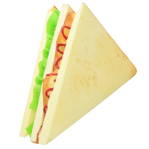 Simulation réaliste Sandwich modèle PU Sandwich décoration cuisson photographie