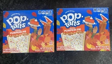 Kellogg's Pumpkin Pie Pop Tarts Toaster Pastries 12 Count 20.3oz Box 2 Boxes