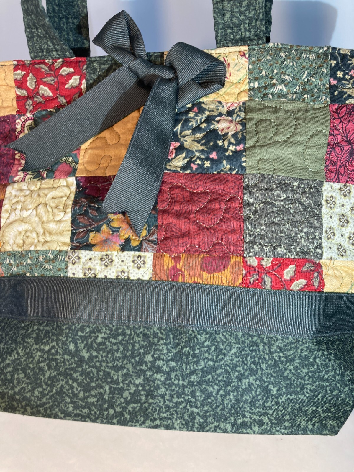 Donna Sharp Quilted Patchwork Multi-colored Purse… - image 16