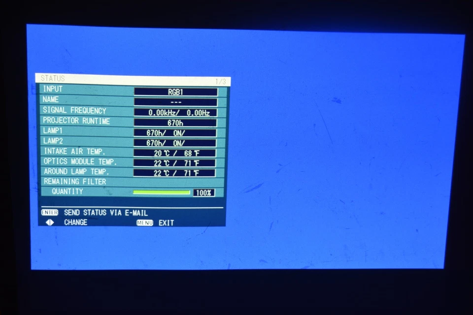 ^ Panasonic PT-D6000ULS XGA 6500 Lumens DLP Large Venue Projector (No Lens) - Image 2 of 4