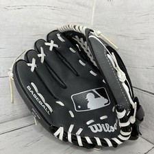 Wilson Black and Gray Tee Ball Glove 10.5" WTA01LB15B5105