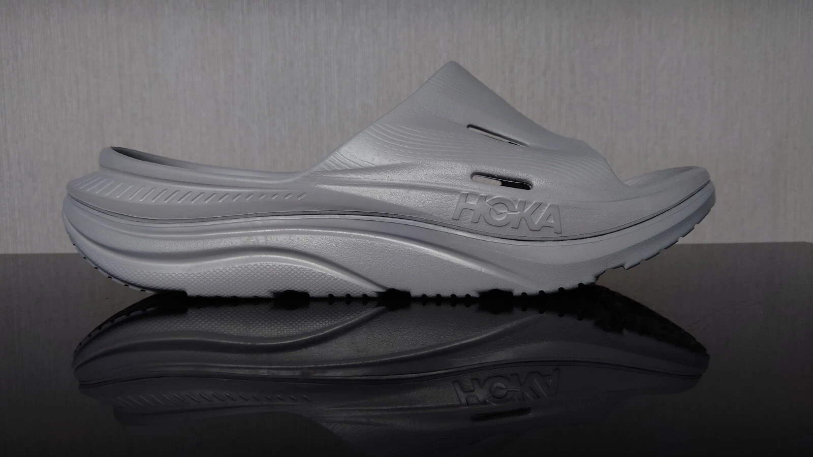 HOKA ONE ONE HOKA ORA Recovery Slide uomo GRIGIO GRIGIO taglia 12