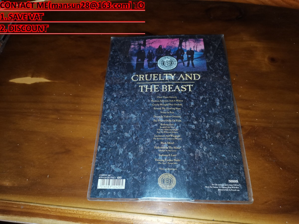 Cradle Of Filth / Cruelty And The Beast ORG LTD Celtic Cross