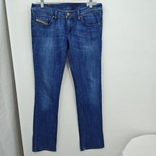 Diesel Jeans Size 28 Lowky Size 28 Straight Leg Medium Wash