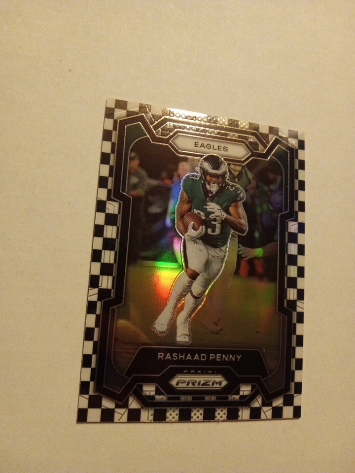 2023 Panini Prizm 242 Black and White Checker Rashaad Penny