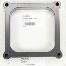 Wilson Manifolds 020010 Carburetor Spacer 4500 1 Open Lightweight 1 Thick