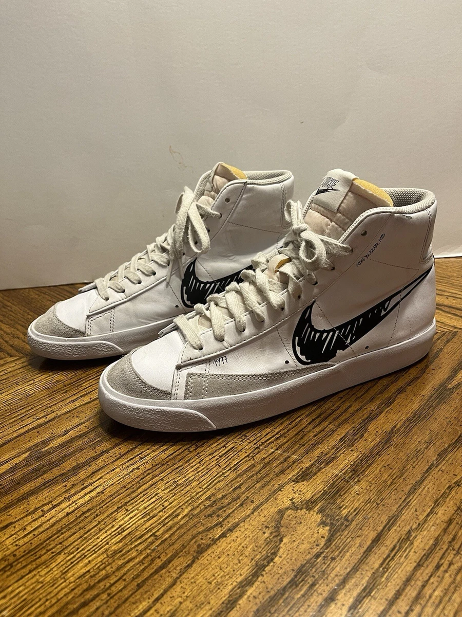 Nike Blazer 77 Mid Sketch - Black | eBay display picture 1