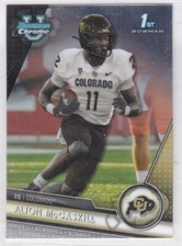 2023 Bowman University Chrome Football 1st Bowman Alton McCaskill #26 Colorado