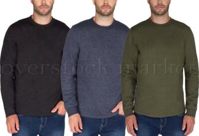 fleece lined crew neck sweatshirts