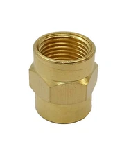 Coupler Adapter 5/8-18 Female to 9/16-18 Female for welder gas hose regulator