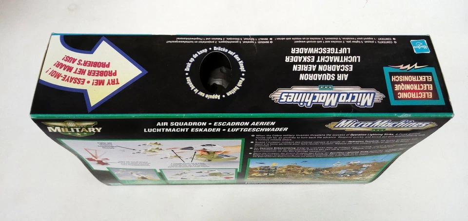 Micro Machines - Military Air Squadron - Electronic Hasbro RARE 1999 - SEALED!!! - Image 2 of 2